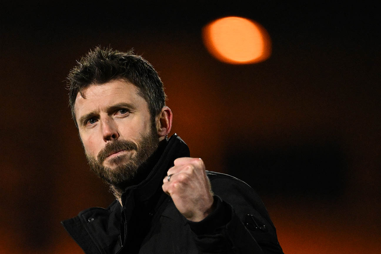 Michael Carrick has taken over the interim seat of Man United. Photo: AFP
