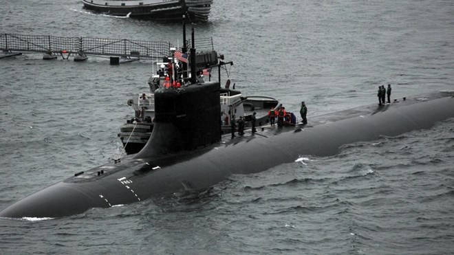 US submarine USS Connecticut. Photo: US Navy