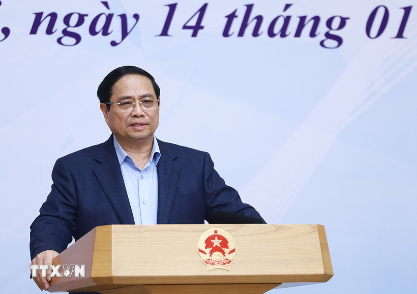 Politburo member, Prime Minister Pham Minh Chinh chaired the Conference to summarize the work in 2025 of the National Steering Committee for International Integration. Photo: VNA