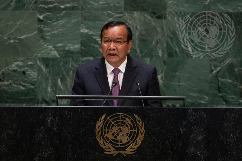 Cambodian Deputy Prime Minister and Foreign Minister Prak Sokhonn. Photo: United Nations
