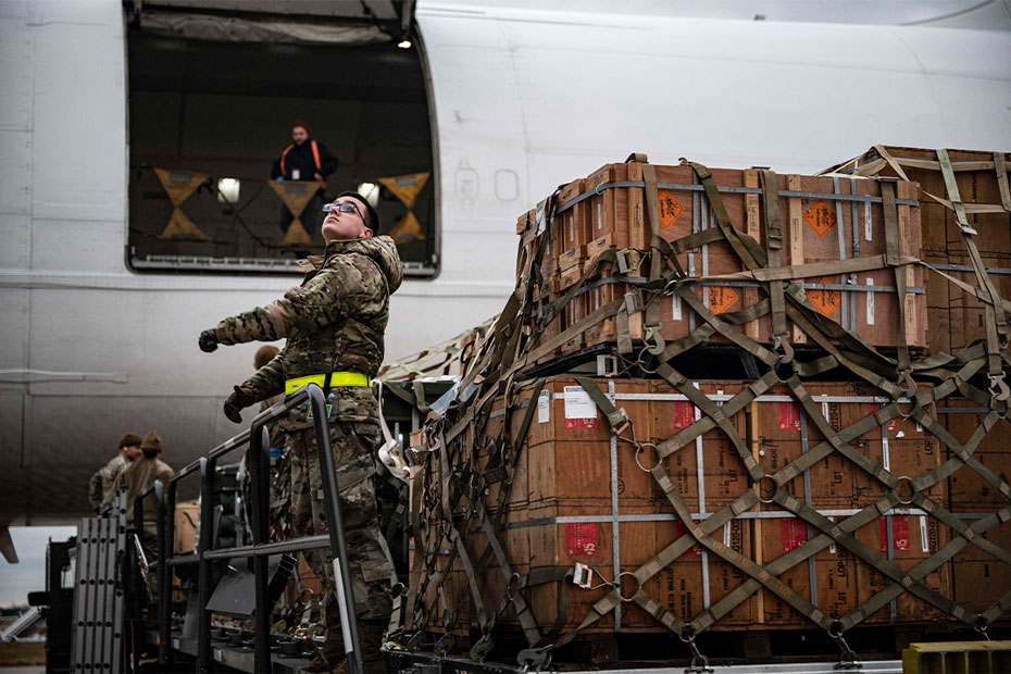 US aid weapons shipment to Ukraine in 2023. Photo: US Department of War