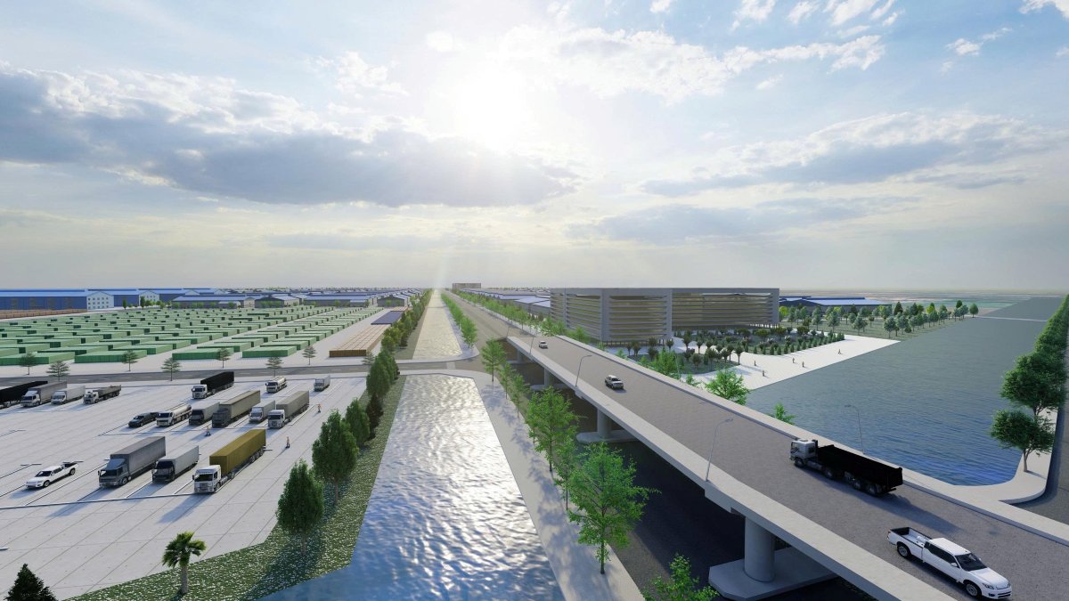 Overview of Tien Lang 1 Industrial Park project. Photo: Hai Phong City