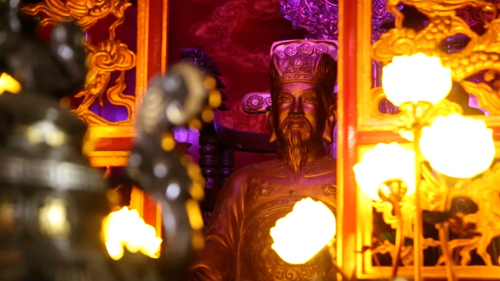 Nearly 250-year-old ancient temple in Nghe An, a spiritual support for coastal fishermen. Photo: Ngoc Anh