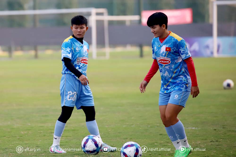 Tuyen nu Viet Nam dat muc tieu tien sau nhat co the o giai nu chau A 2026. Anh: VFF