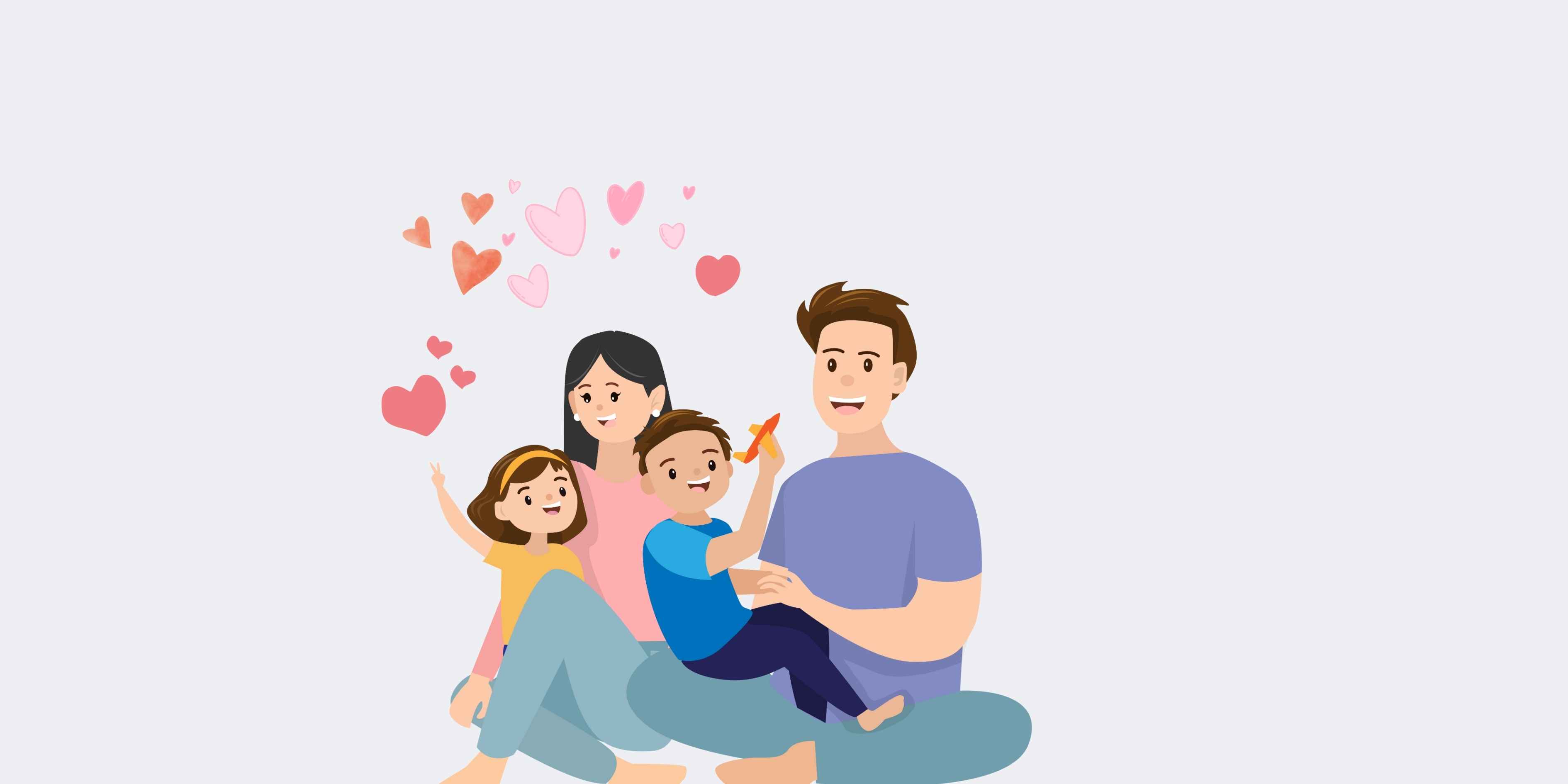 Family happiness does not come from luck but from small daily habits. Graphic photo: Hoang Loc.