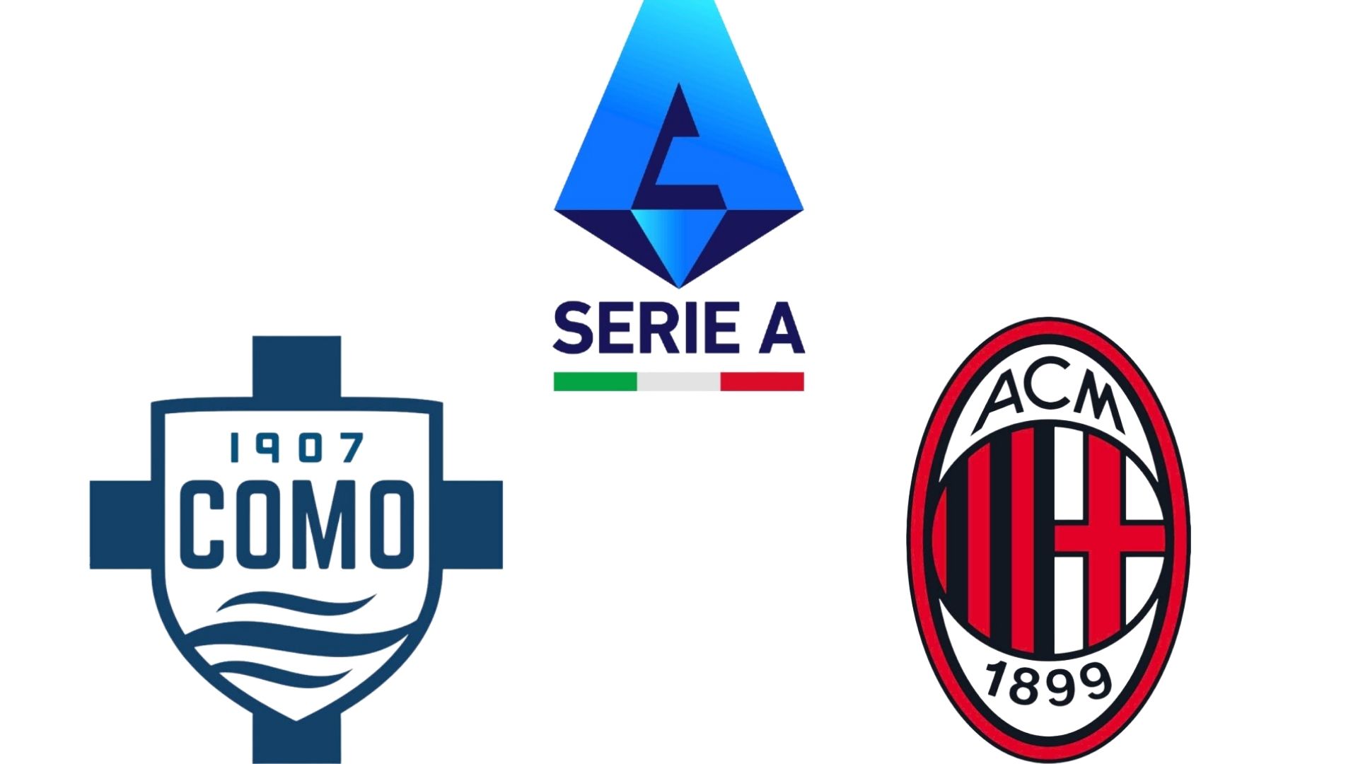 Como vs. AC Milan in Serie A. Graphics: Van An