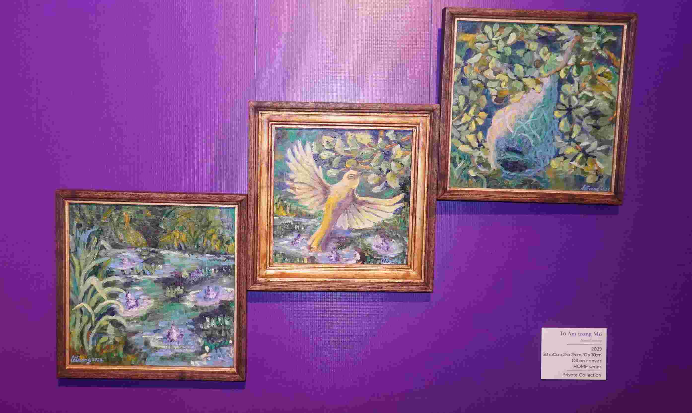 Tac pham “To Am trong Mo” cua hoa si Le Trang nhan duoc nhieu danh gia tich cuc tu gioi phe binh. Anh: Minh Vu.