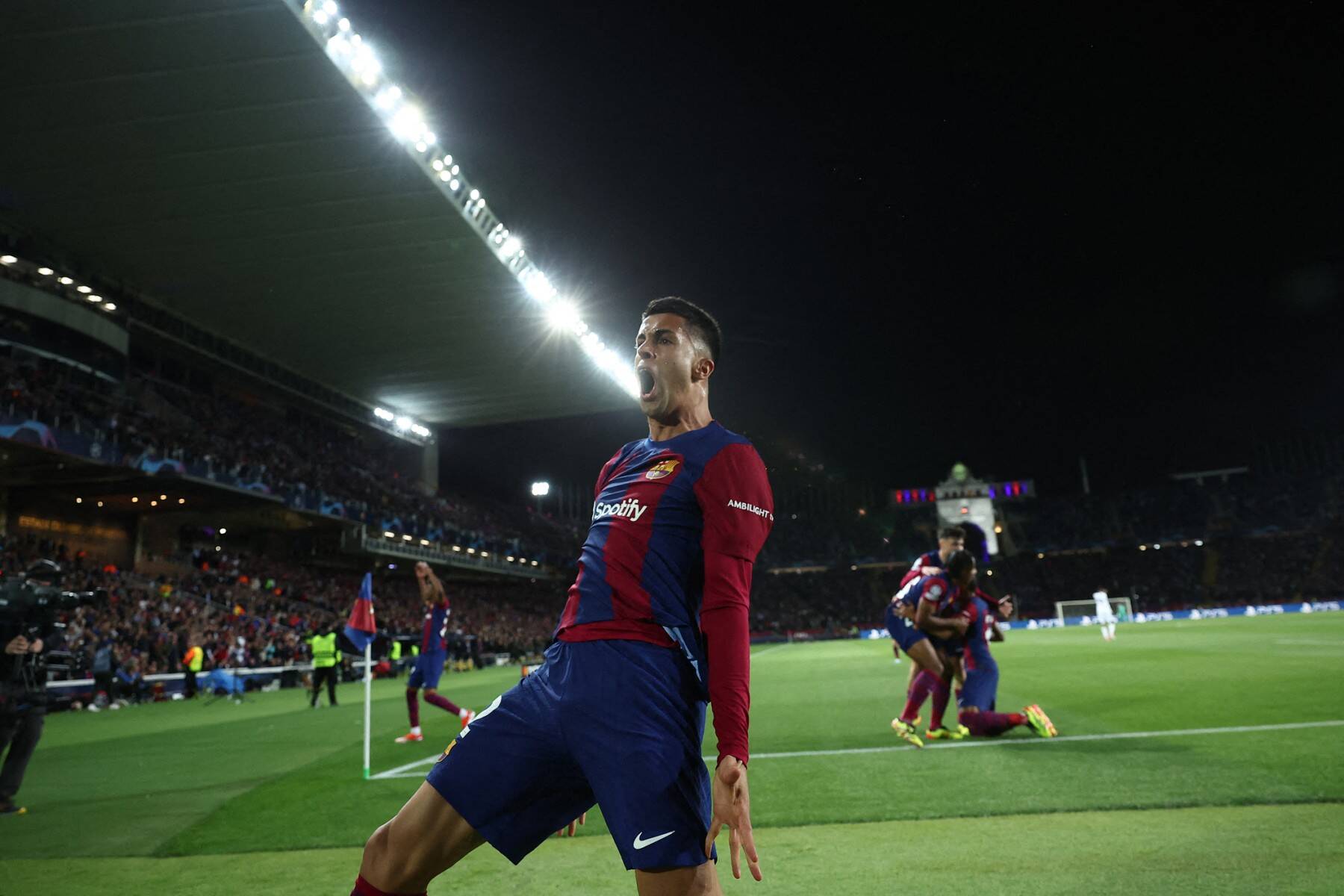 Joao Cancelo had previously played for Barcelona. Photo: AFP