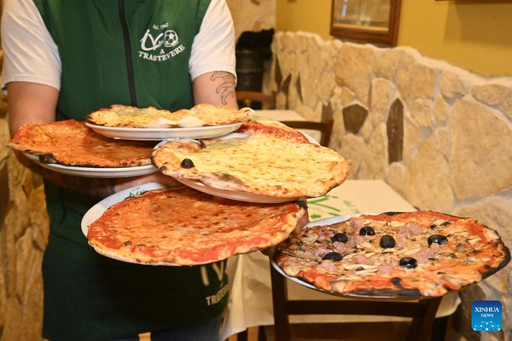 La Panarda is the name of the community feast in Villavallelonga village, southern Italy, dating back to the 17th century. Photo: Xinhua