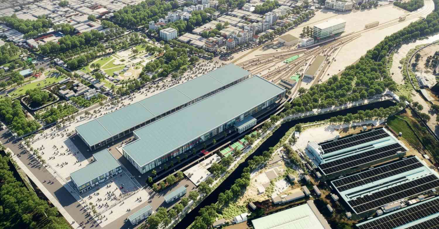 Phoi canh Depot Tham Luong.  Anh: MAUR