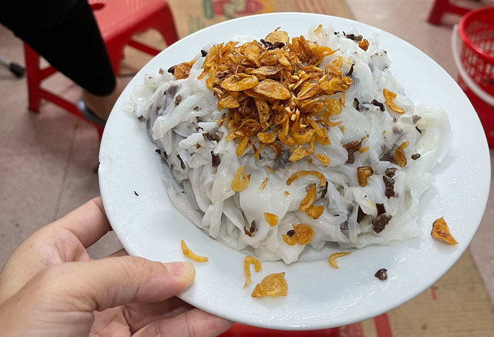 Bánh cuốn làng Kênh. Ảnh: Hà Lê