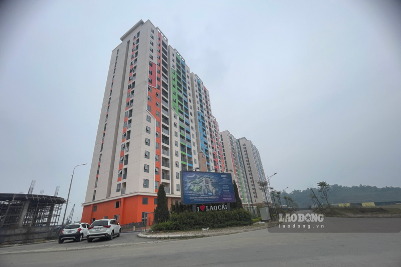 Du an nha o xa hoi duong B6, tinh Lao Cai. Anh: Dinh Dai