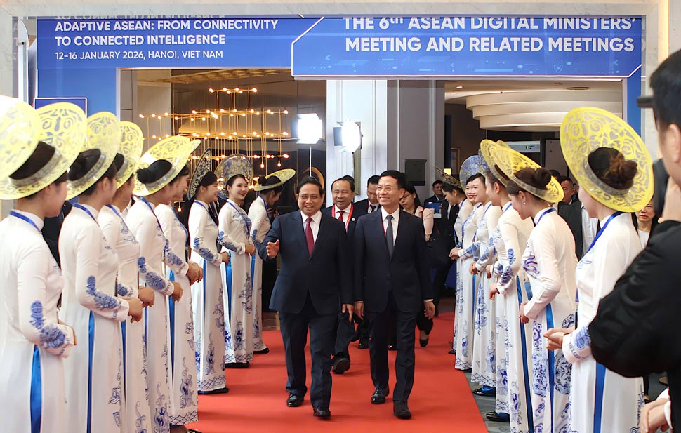 Prime Minister Pham Minh Chinh attends the Opening of the 6th ASEAN Digital Ministers' Meeting (ADGMIN)