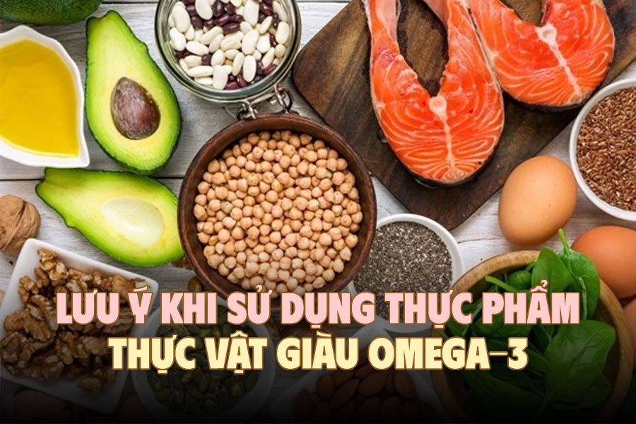 Notas al usar alimentos vegetales ricos en omega 3