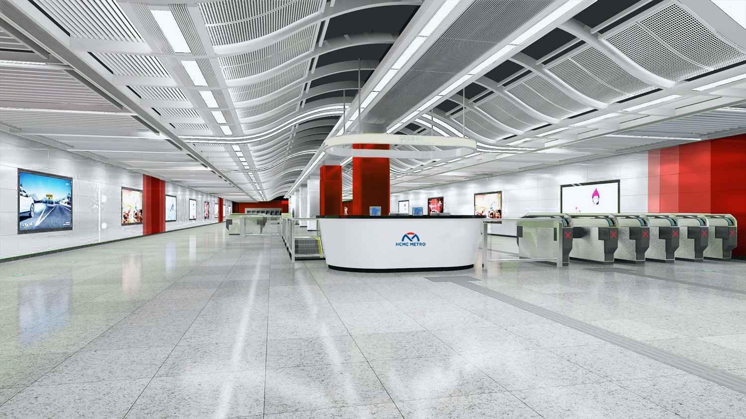 Phoi canh tang ngam 1 ga Tao Dan.  Anh: MAUR