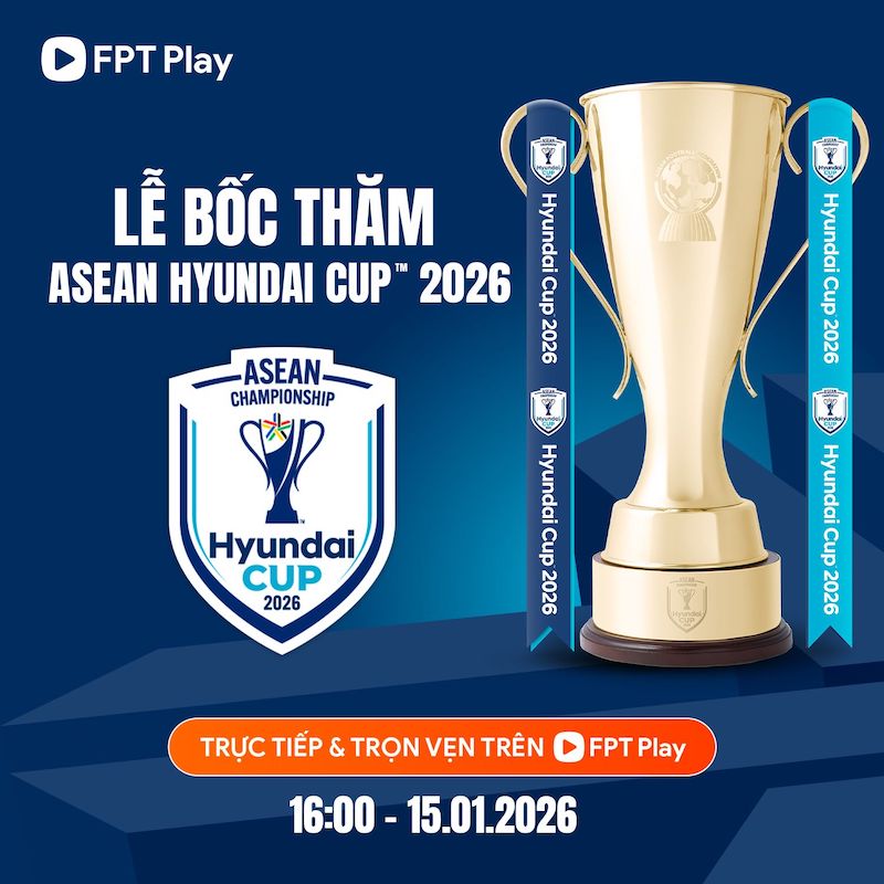 Tuyển Việt Nam cùng bảng với Indonesia tại ASEAN Cup 2026