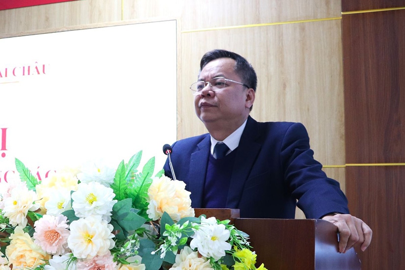 Ong Duong Dinh Duc - Tan Giam doc So Khoa hoc va Cong nghe. Anh: UBND tinh Lai Chau