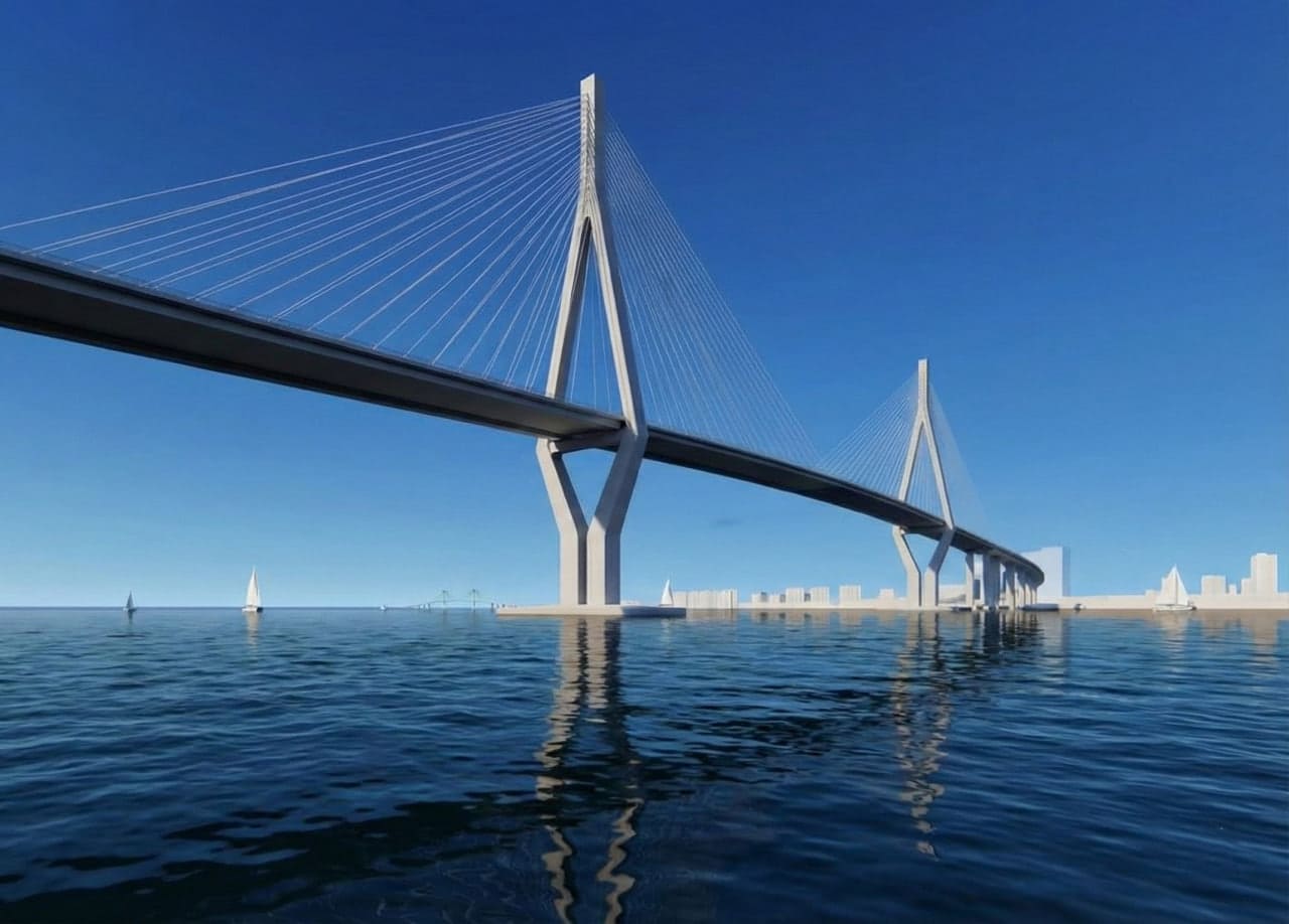 Phoi canh cau Phu My. Anh: Masterise Group.