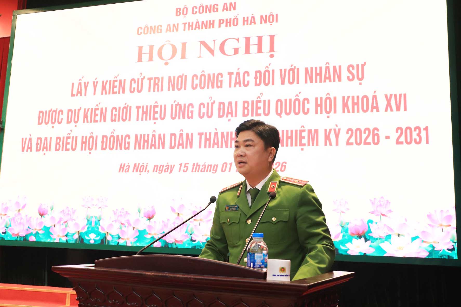 Major General Duong Duc Hai - Deputy Director of Hanoi Police. Photo: Hanoi Police