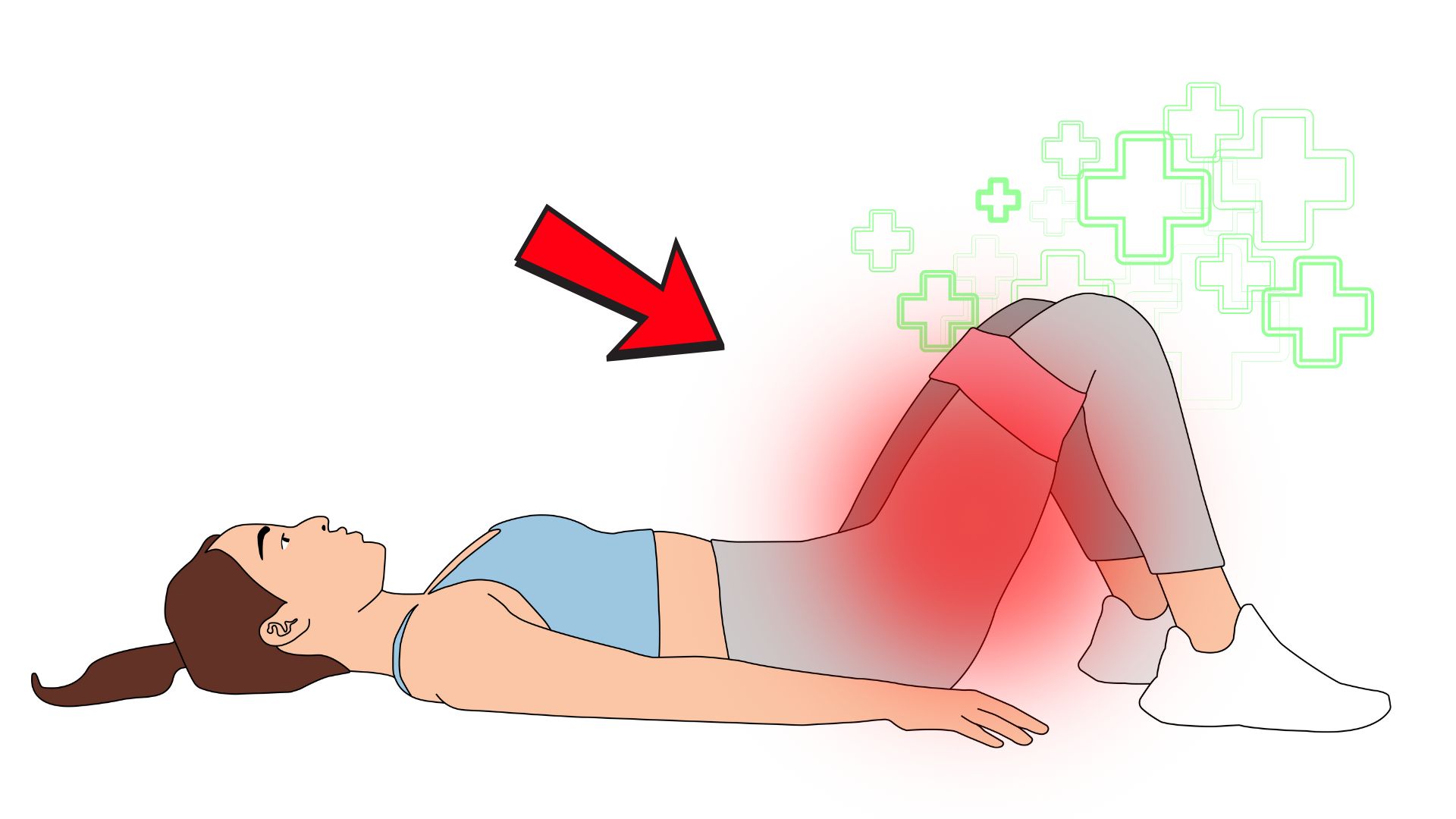 Lifting hips with resistance rope is a morning exercise that helps restore muscle strength in the calves. Graphics: Thanh Thanh