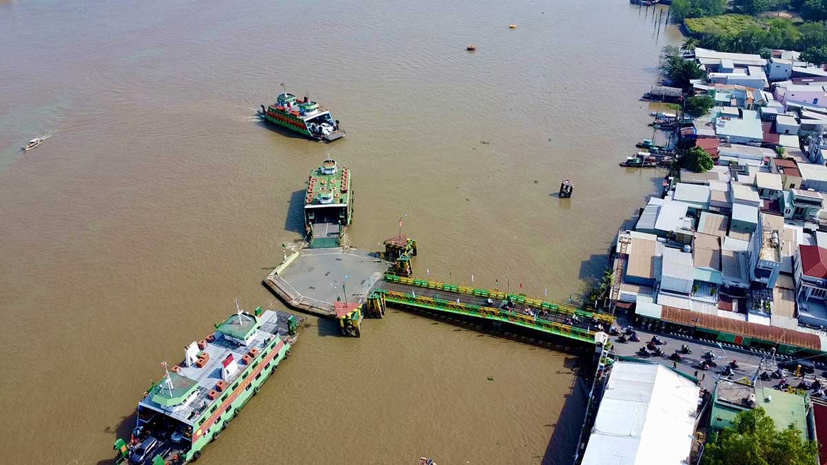Building a bridge worth more than 20,000 billion VND connecting Ho Chi Minh City and Dong Nai, escaping the scene of crossing rivers and ferries. Photo: HAC