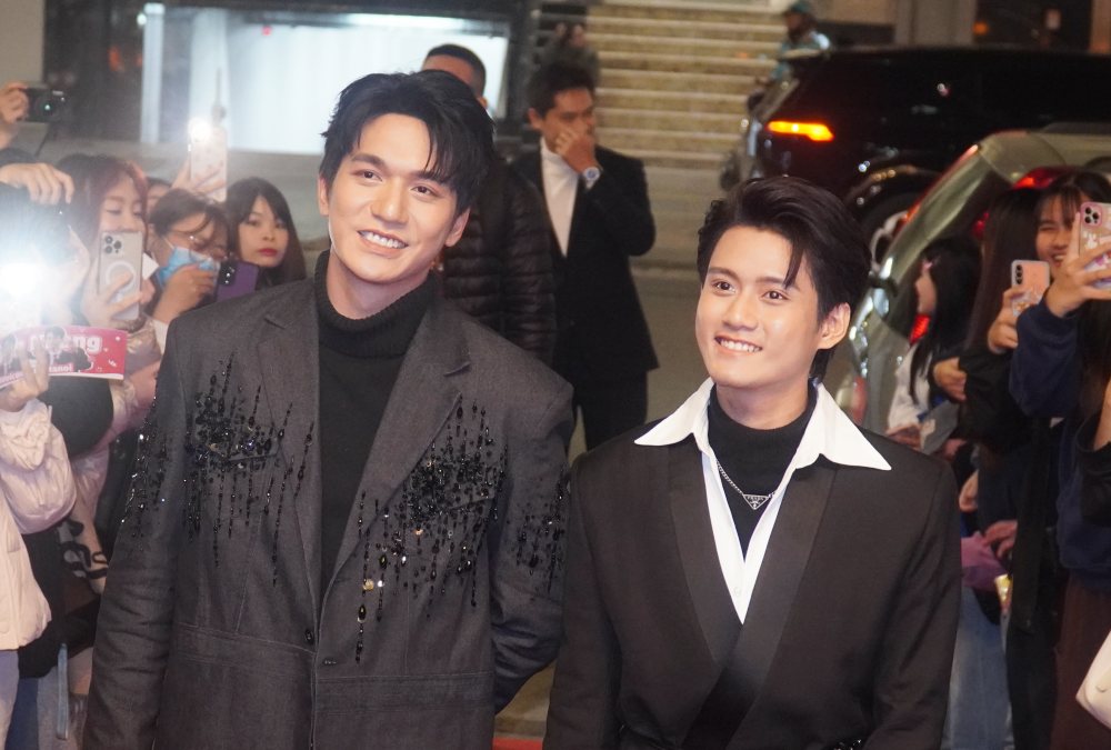 Dien vien Do Nhat Hoang va Dinh Tu. Anh: Minh Chinh.