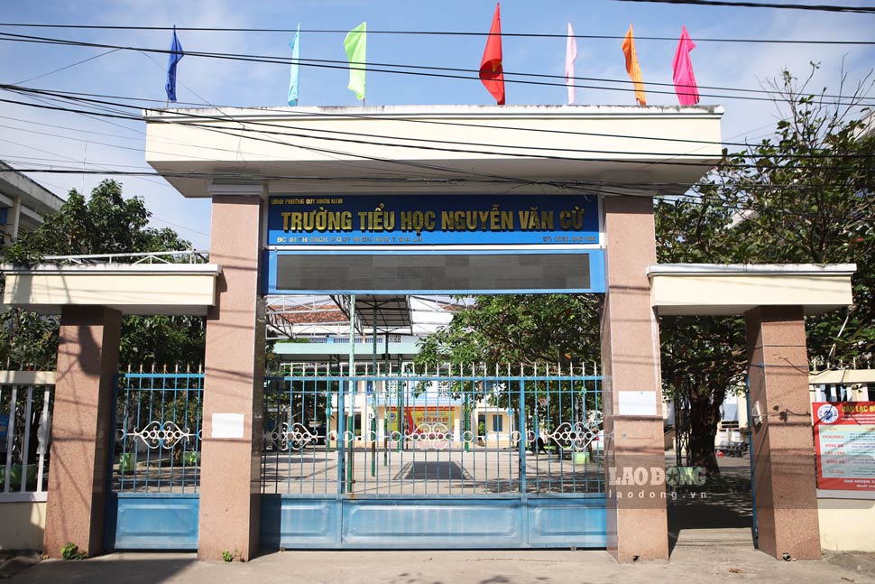 Nguyen Van Cu Elementary School (Quy Nhon Nam ward, Gia Lai province). Photo: Hoai Phuong
