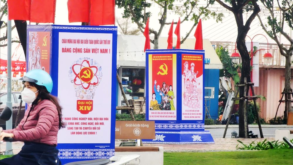 Da Nang people expect and place their trust in the 14th Party Congress. Photo: Tran Thi
