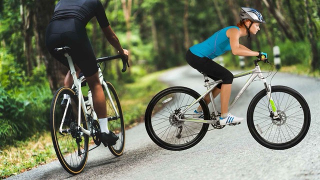 Cycling is also an effective belly-reducing and muscle-building sport. Graphic photo: Huong Son