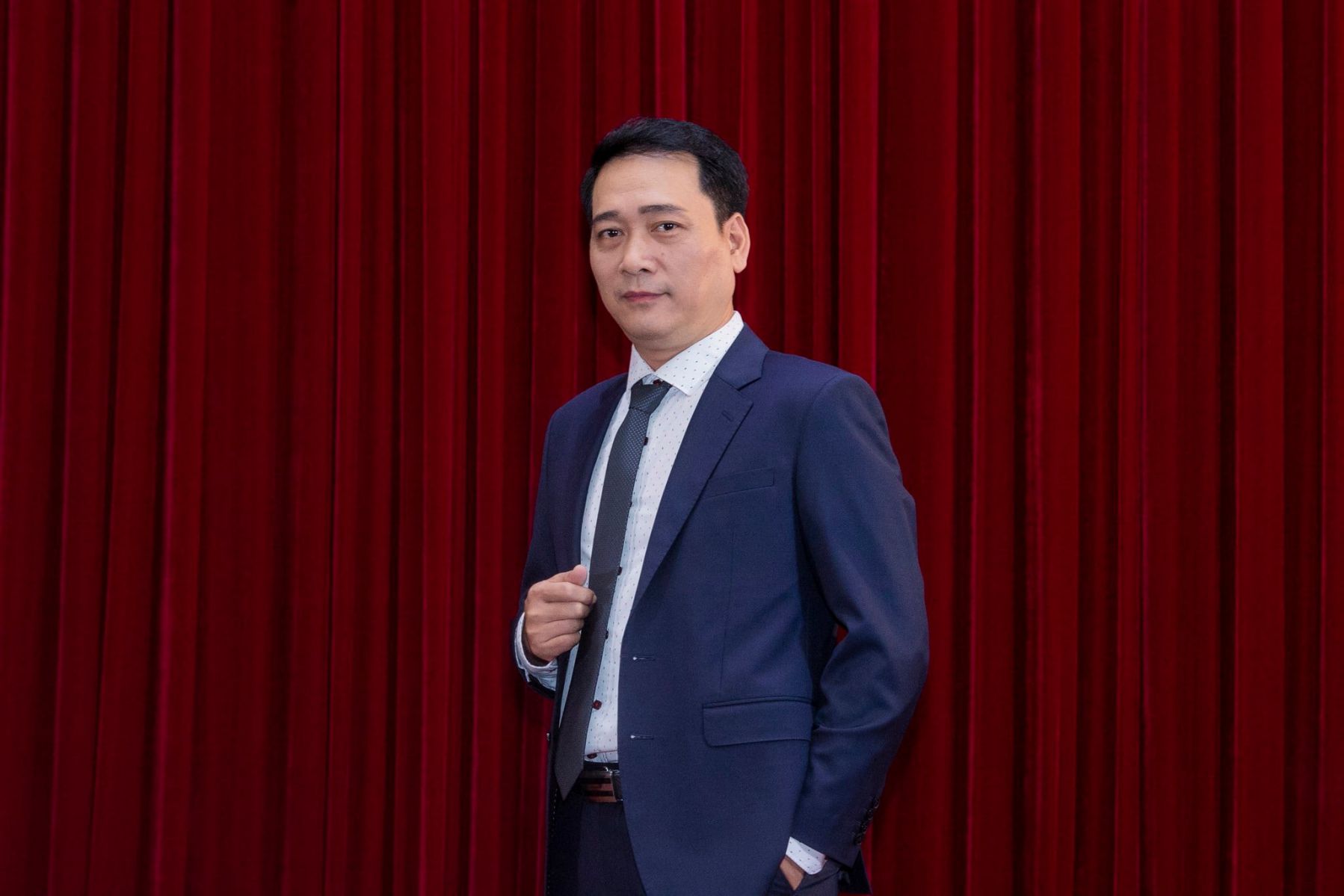 Meritorious Artist Kieu Minh Hieu - Director of the Vietnam National Drama Theatre. Photo: Character provided