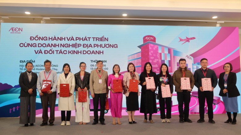 The program "AEON Vietnam accompanies and develops with local businesses and business partners" has been successfully held in Ho Chi Minh City and Hanoi. Photo: AEON