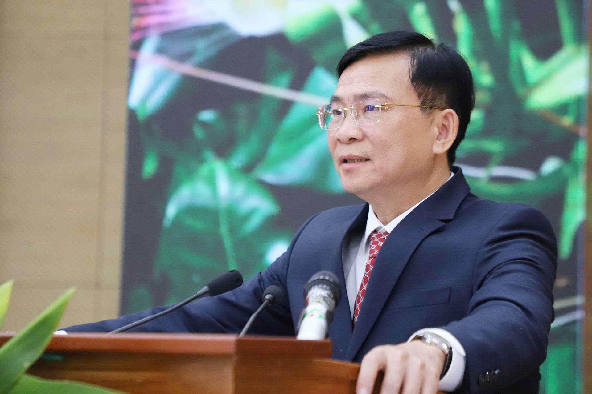 Chu tich UBND tinh Lam Dong Ho Van Muoi phat bieu chi dao tai 