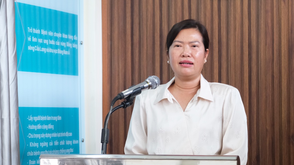 Ba Nguyen Thi Ngoc Diep - Pho Chu tich UBND TP Can Tho. Anh: Phong Linh.