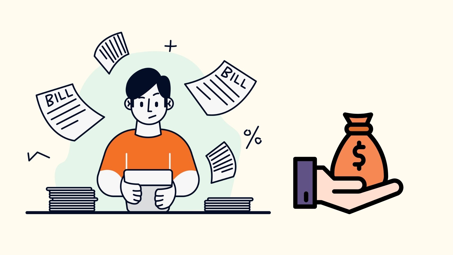 合法的な請求書のない事業世帯、罰金は最大1億ドン。グラフィック:ハ・リン