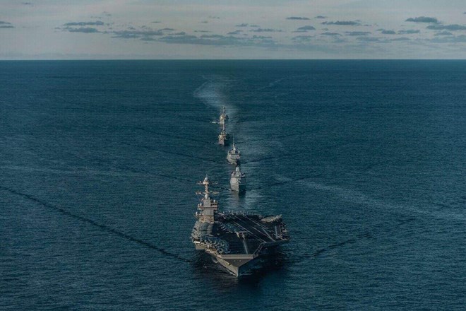 US aircraft carrier USS Gerald Ford. Photo: US Navy