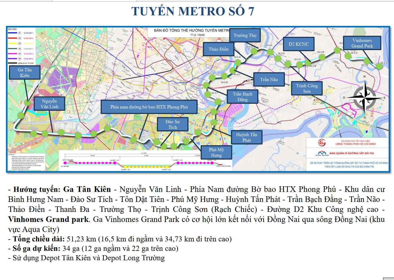 Huong tuyen Metro so 7.