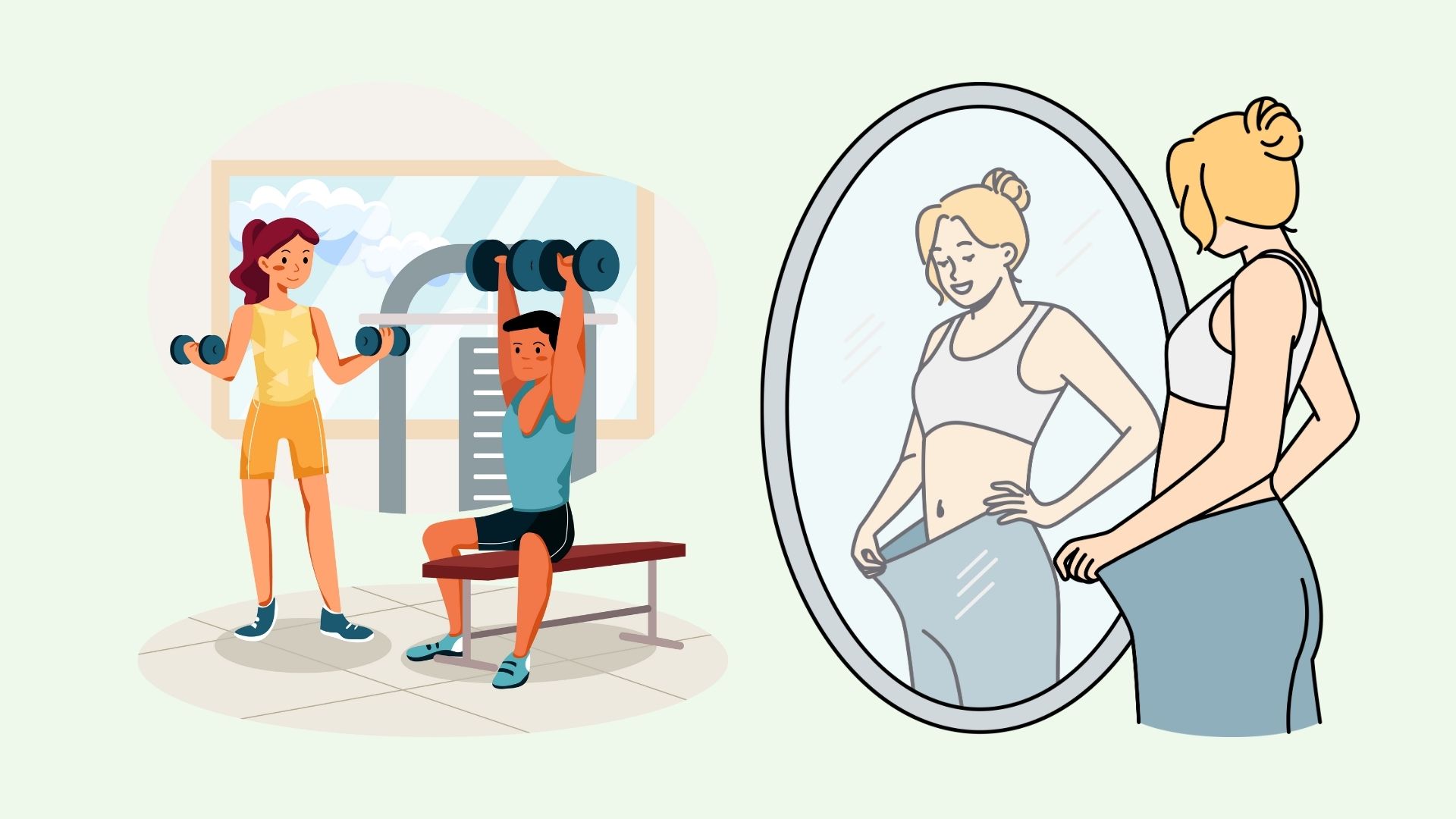 Effective visceral fat reduction thanks to exercise time. Graphics: Linh Dan