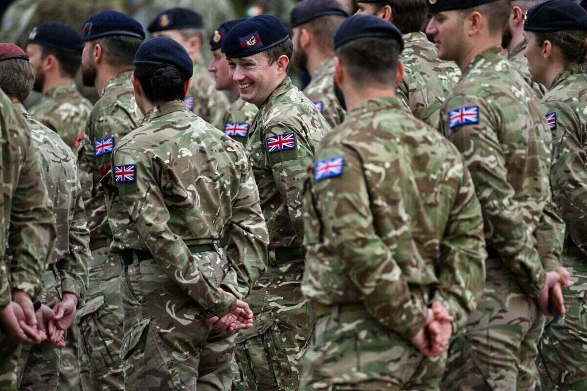British soldiers serving in the Kosovo Forces (KFOR), an international peacekeeping force led by NATO in Kosovo. Photo: AFP