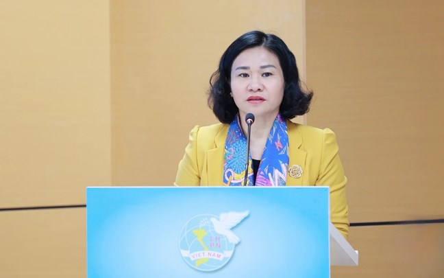 Ms. Nguyen Thi Tuyen - Chairwoman of the Vietnam Women's Union. Photo: Thu Ha