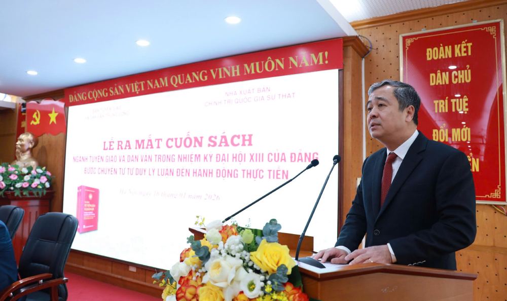 TS. Ngo Dong Hai - Uy vien Trung uong Dang, Pho Truong Ban Tuyen giao va Dan van Trung uong. Anh: Ai Van