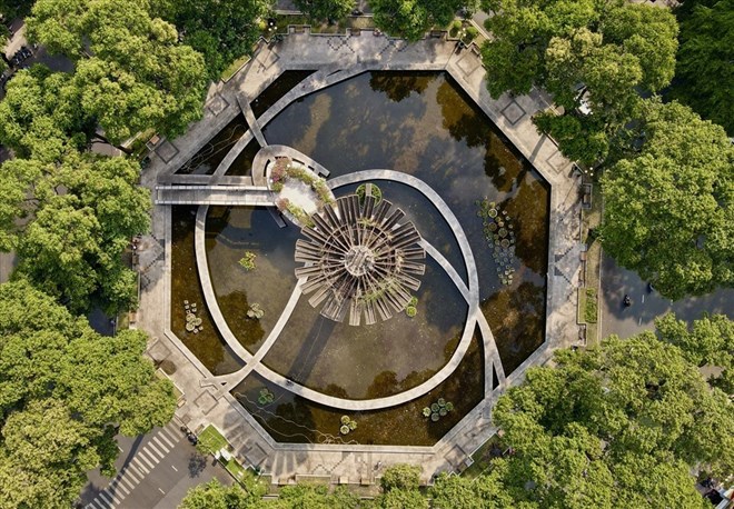 Ho Con Rua nhin tu tren cao. Anh: Anh Tu