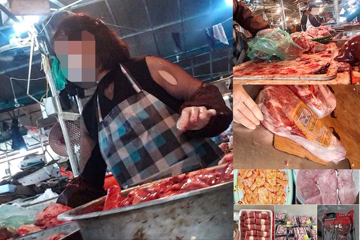 Frozen food of unknown origin floods from online markets to traditional markets, difficult to control. Photo: PV GROUP