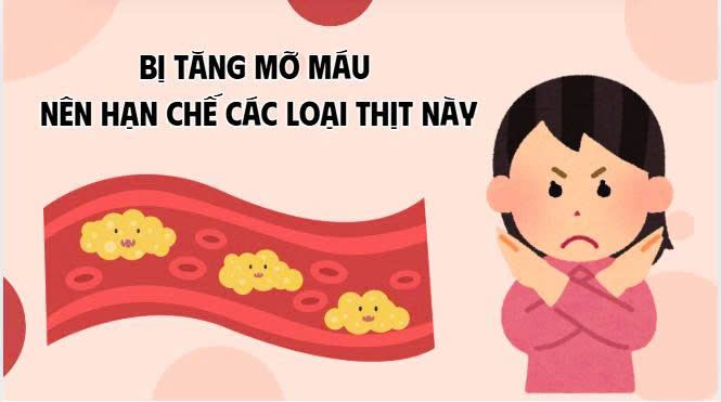 Being high in blood fat should limit these types of meat