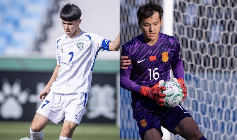 La sub-23 de China se enfrenta a la sub-23 de Uzbekistan en los cuartos de final del Campeonato Asiatico Sub-23 de 2026. Foto: AFC