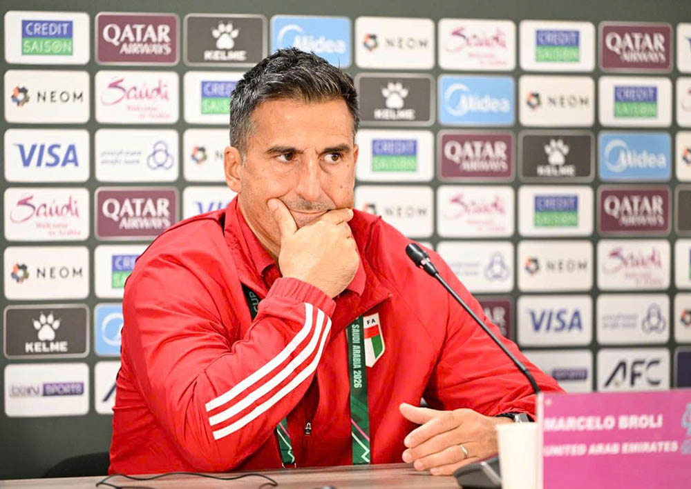 U23 UAE coach Marcelo Broli. Photo: AFC