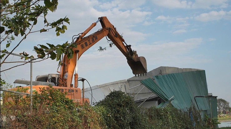 떠이프엉사(하노이)는 2025년 12월 말에 토지 강제 수용을 조직했습니다. 사진: 떠이프엉사 인민위원회