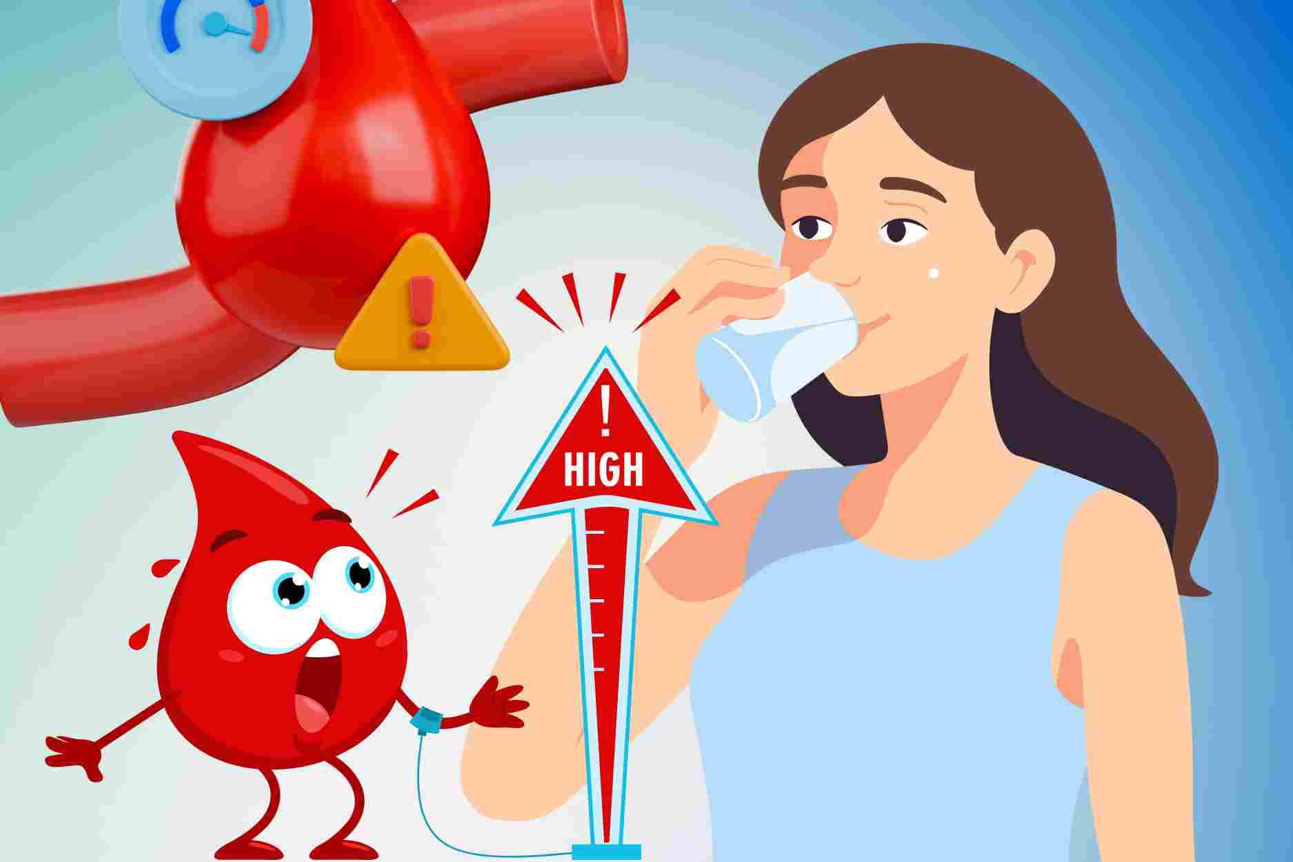 How to drink water safely for people with high blood pressure in winter