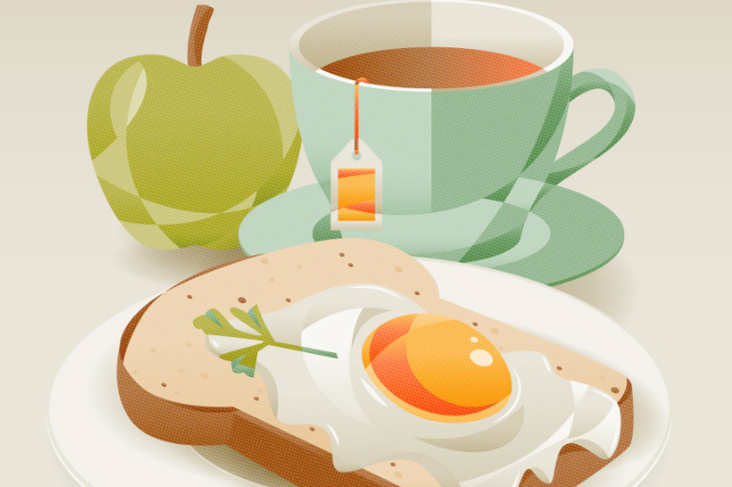 塩辛い朝食は血糖値を安定させ、一日を通してエネルギーを維持するのに役立ちます。グラフィック:ティエン・ニャン