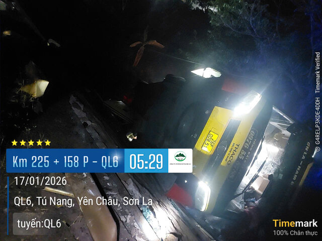 Vu tai nan xay ra luc rang sang. Anh: Minh Nguyen