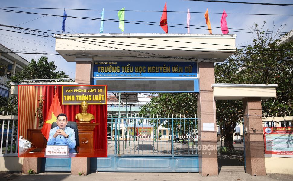 Parents' representative board of Nguyen Van Cu Elementary School (Quy Nhon Nam ward, Gia Lai) in the 2025-2026 school year accused of overcharging. Photo: Hoai Phuong